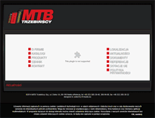 Tablet Screenshot of mtbtrzebinscy.pl